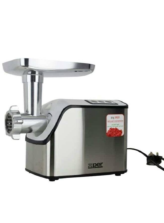 XPER Electric Meat Grinder - 1610 Watts - Silver - XPMG-1610S - Image 1