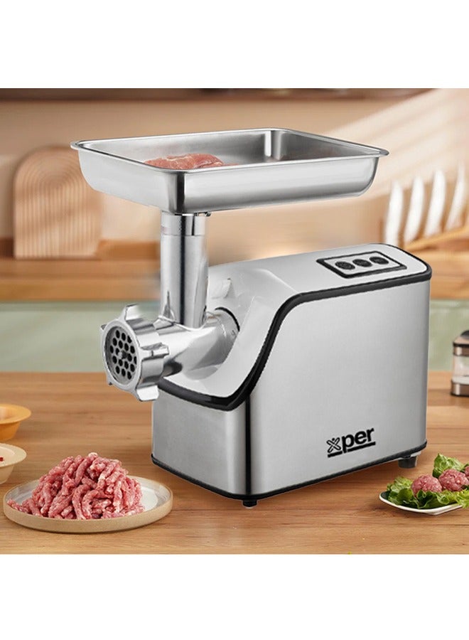 XPER Electric Meat Grinder - 1610 Watts - Silver - XPMG-1610S - Image 4