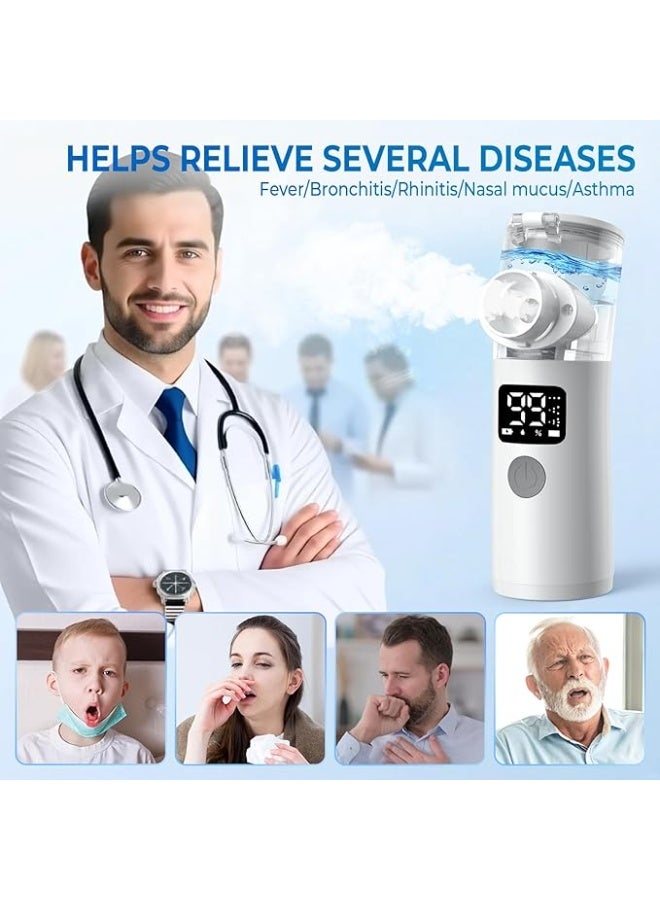 Portable Mesh Nebulizer – Handheld Nebulizer Machine for Adults & Kids, Easy-to-Use for Travel and Daily Home Use - Image 2