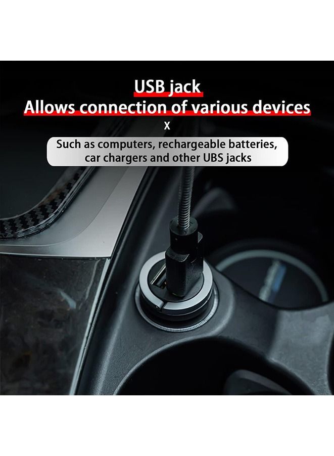 USB سقف السيارة ستار ليلة العارض ضوء الصوت المنشط LED مصباح داخلي قابل للتعديل جو رومانسي الضوء المحيط-التوصيل والتشغيل - Image 5