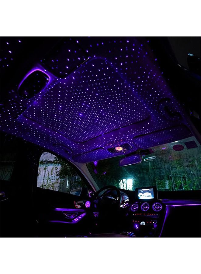 USB سقف السيارة ستار ليلة العارض ضوء الصوت المنشط LED مصباح داخلي قابل للتعديل جو رومانسي الضوء المحيط-التوصيل والتشغيل - Image 2