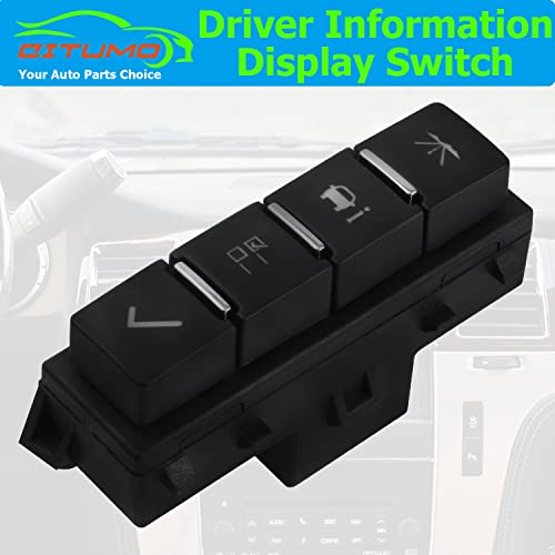 Citumo 15947841 Driver Information Display Switch Replacement for 2007-2014 Silverado Suburban Avalanche Express Savana Sierra Yukon XL Driver Information Center Swtich - Image 5