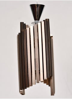 هابي لايت ثريا علاقي مودرن بني شكل هندسي بتصميم عصري وحديث  - Image 3