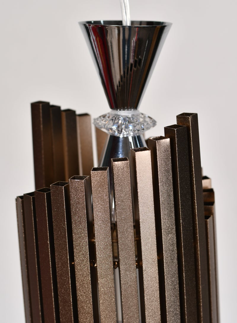 Happy Light Modern Brawn pendant chandelier, geometric shape, with a contemporary and modern design - Image 4