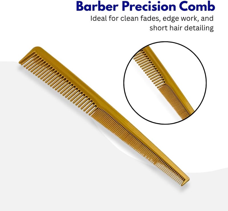 Glitters Wide-Tooth Hair Combs Set - Pink and Gold, 2-Piece Detangling and Styling Combs - Image 4
