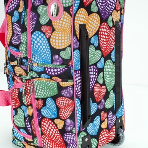 Rockland Rolling Duffel Bag, NEWHEART, 22" - Image 5