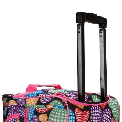 Rockland Rolling Duffel Bag, NEWHEART, 22" - Image 4