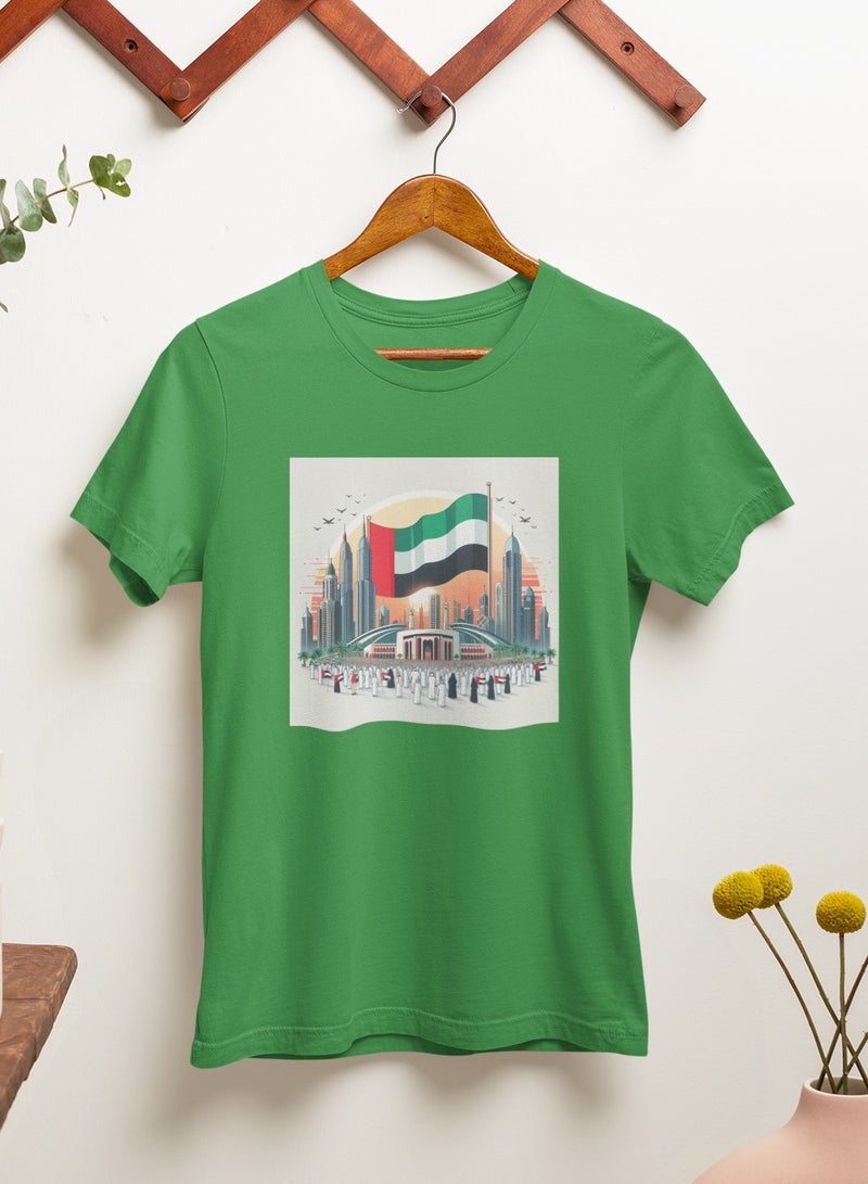 ZOOM Comfortable Cotton UAE Flag Day T-Shirt for Family Wear