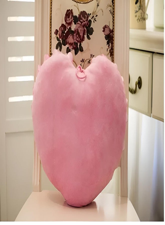 Tickles Heart Cushion Soft Stuffed Plush Toy Gifts for Boys & Girls Wedding Anniversary Birthday Valentine's Day (Size: 37 cm Color: Pink) - Image 5