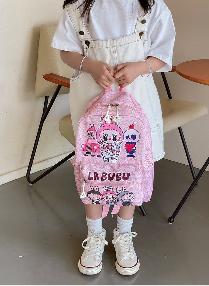 Labubu Children's Backpack New Cute Lightweight Backpack Large Capacity High Value Labubu Kindergarten Schoolbag 32*25*12CM - Image 4