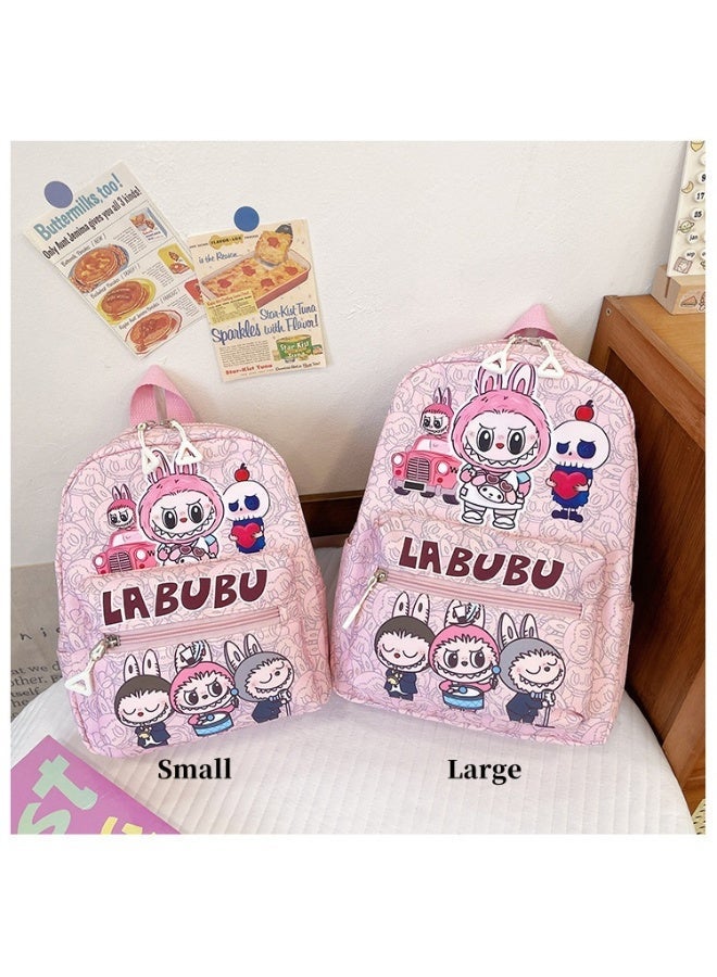 Labubu Children's Backpack New Cute Lightweight Backpack Large Capacity High Value Labubu Kindergarten Schoolbag 32*25*12CM - Image 3