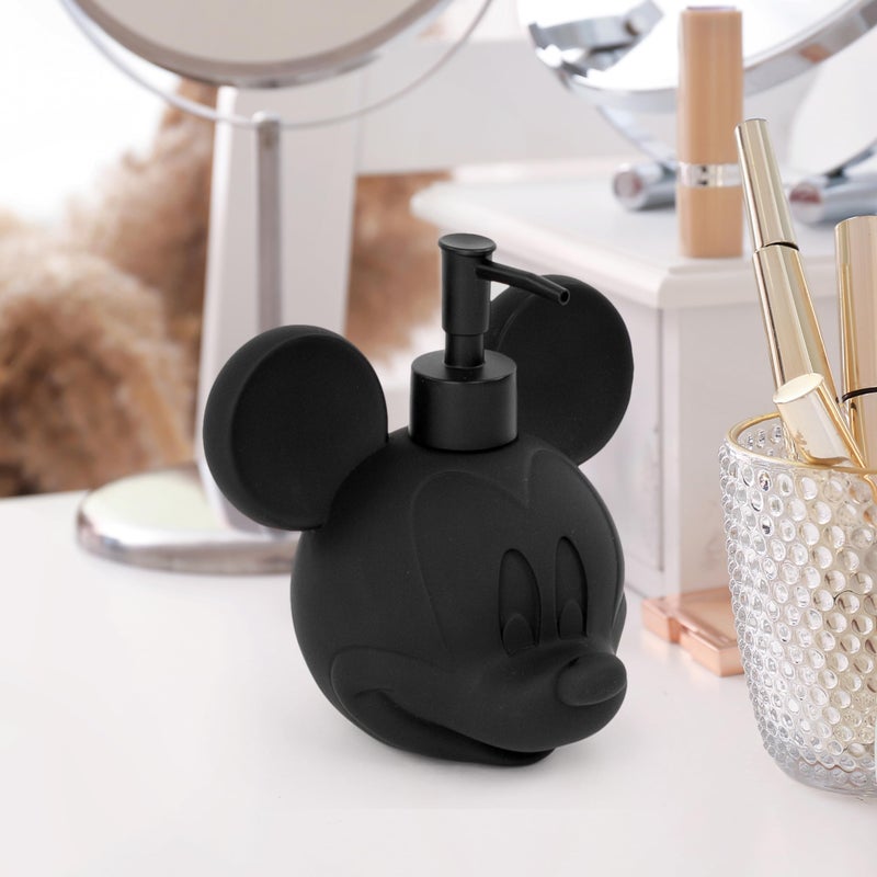 Jay Franco Disney Mickey Mouse Soap Dispenser - Black Resin Lotion Pump - Bathroom DÃ©cor - Image 5
