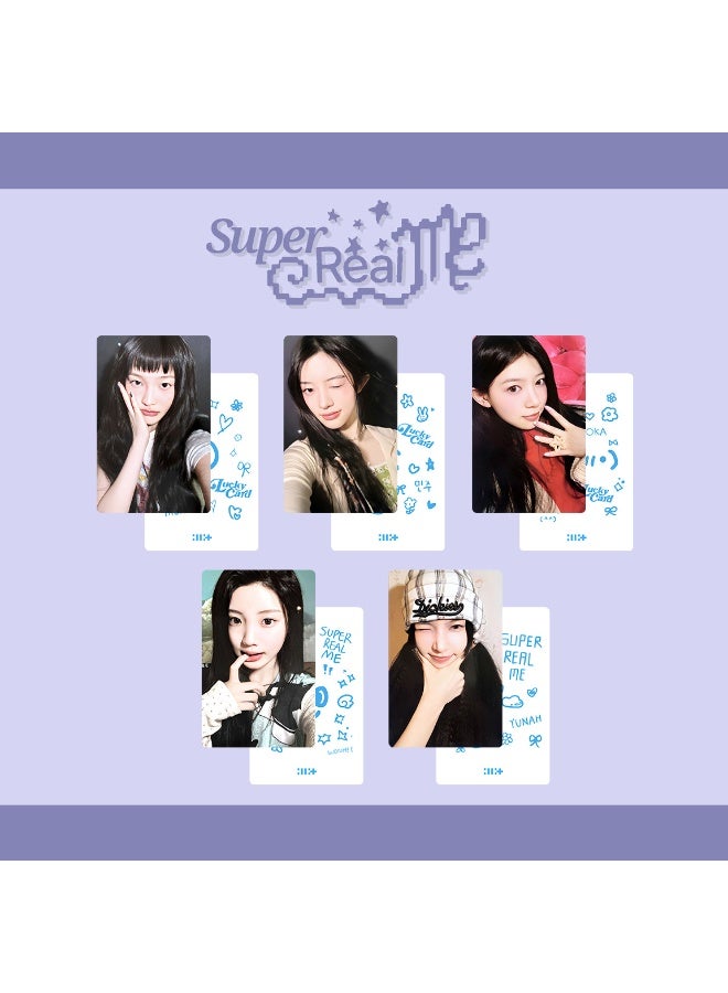 NIBEMINENT 5 Pcs Kpop ILLIT Super Real Me Lomo Cards Card For Fans Collection Gifts - Image 1