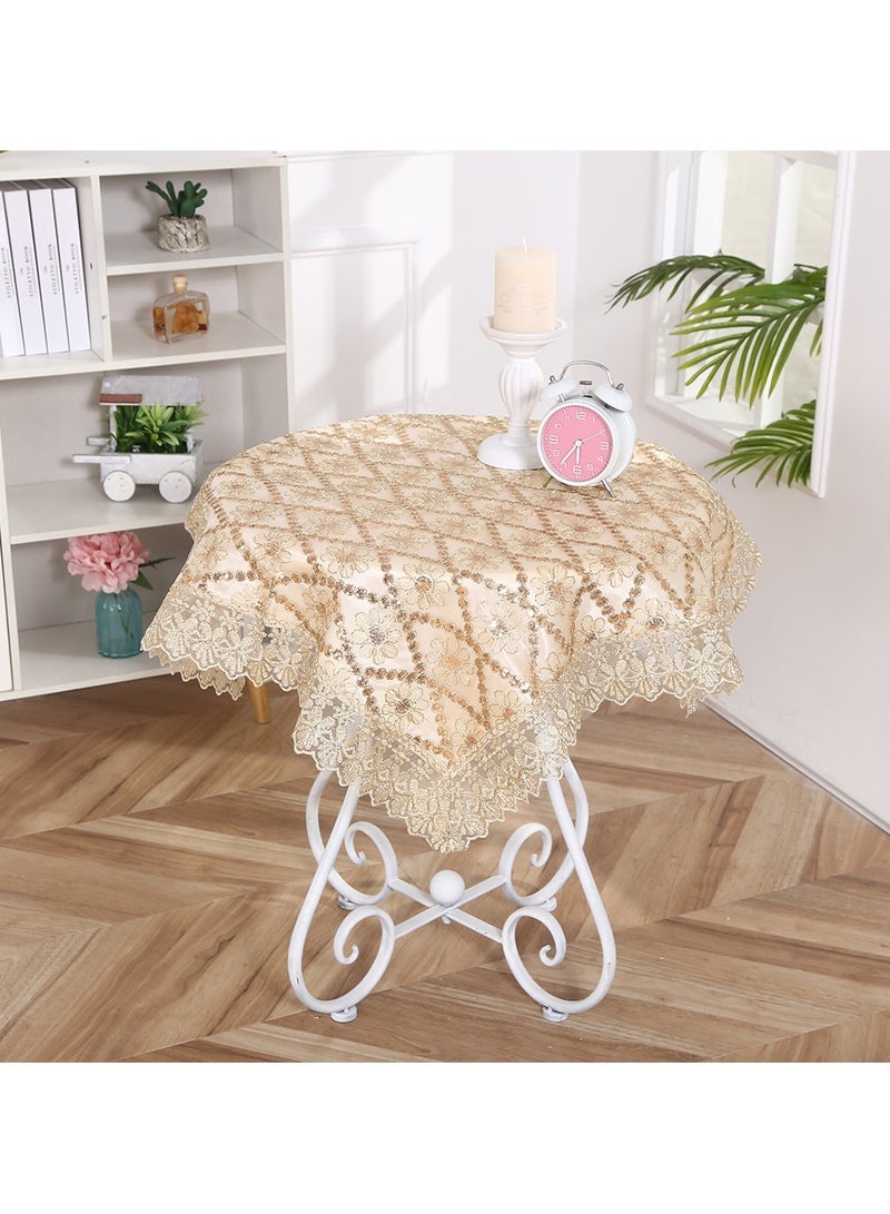 EBMINI New Round Table Lace Tablecloth 