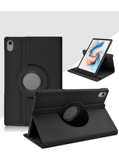 Case for HUAWEI MatePad 12X, Multi-Angle Stand + 360 Rotating Bracket + Shockproof Leather Slim Protective Cover, Black
