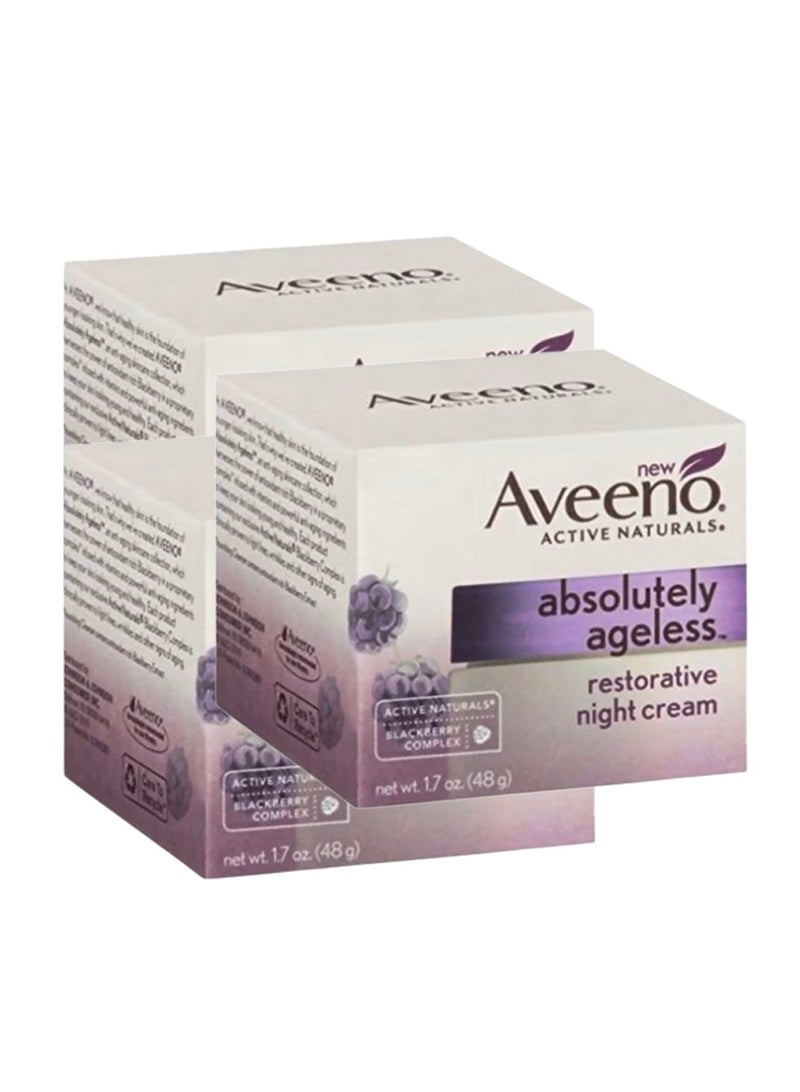 AVEENO ABSOLUTELY AGELESS RESTORATIVE NIGHT CREAM