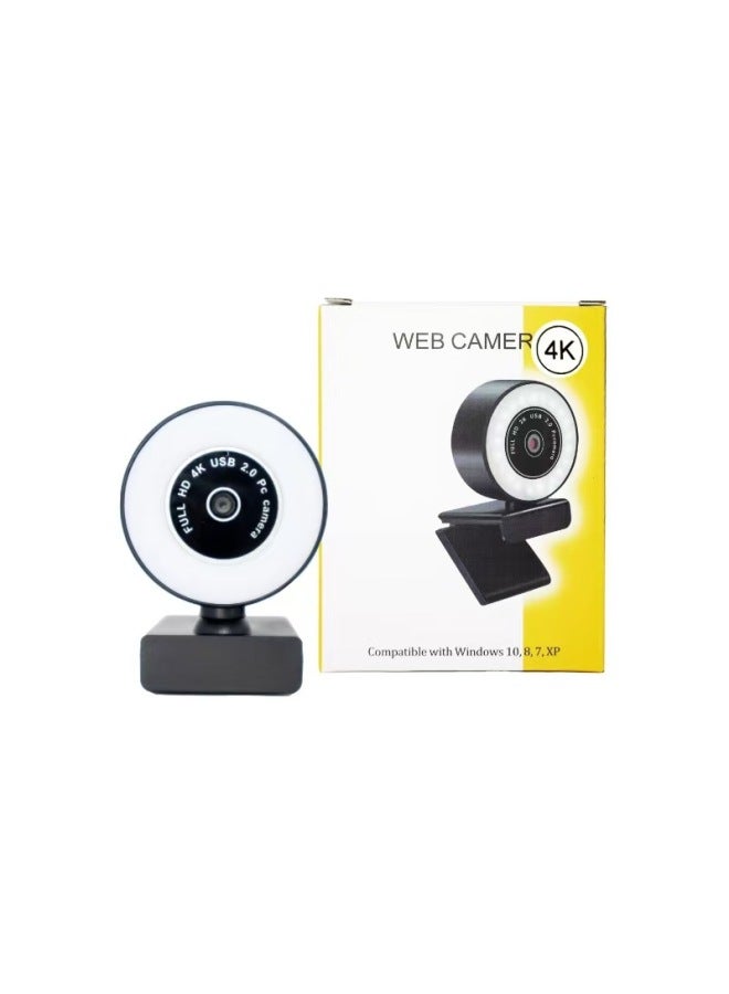 Computer USB Camera 1080p Webcast Usb Camera Video Conference Webcam-Color:A06-4k Auto Focus 8030k Frame Rate - Image 1
