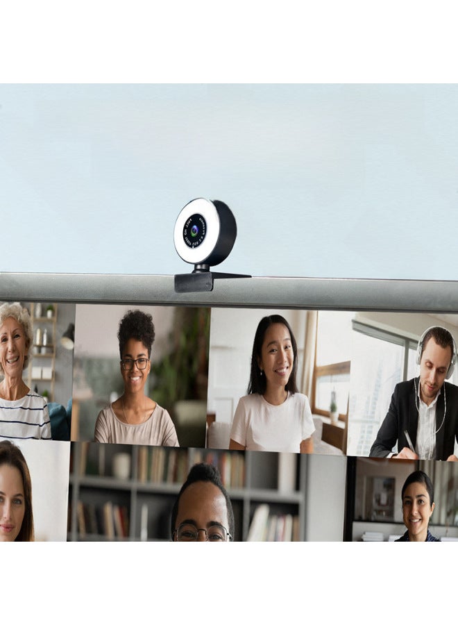 Computer USB Camera 1080p Webcast Usb Camera Video Conference Webcam-Color:A06-4k Auto Focus 8030k Frame Rate - Image 3