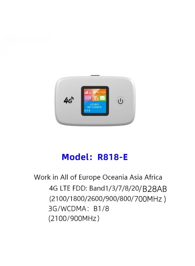 عام 4 جرام موبايل واي فاي راوتر 150 ميجابت في الثانية عالية السرعة المحمولة السفر واي فاي مودم - Image 4