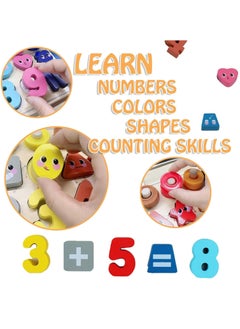 Wooden Number Puzzle Sorting, Wooden Montessori Toys for Toddlers, Preschool Educational Toys, Shape Sorter Counting Toys Stacker Stacking Game for Toddlers 1-3 - pzsku/ZF874007EA5A9375A8B54Z/45/_/1694228917/83023514-c7ab-4fe4-8ace-51d13fbcf9ba