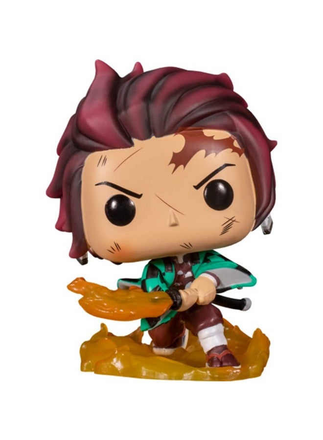 Funko Pop Demon Slayer Tanjiro Kamado with Flaming Blade - Image 4