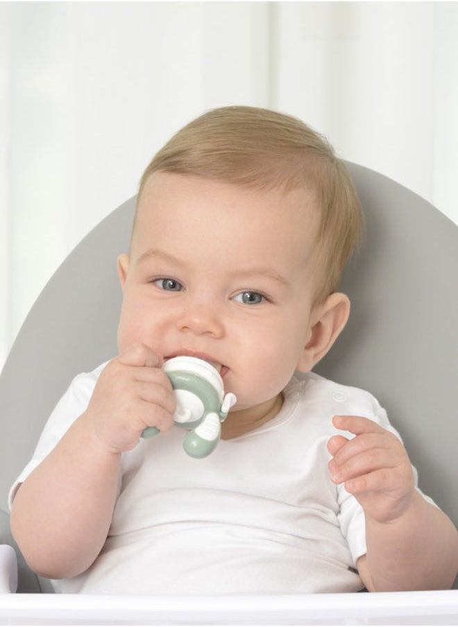 kidsme مصاصة طعام عبوة واحدة مقاس كبير للبنات من 6 أشهر فما فوق، لون أرجواني  - Image 2