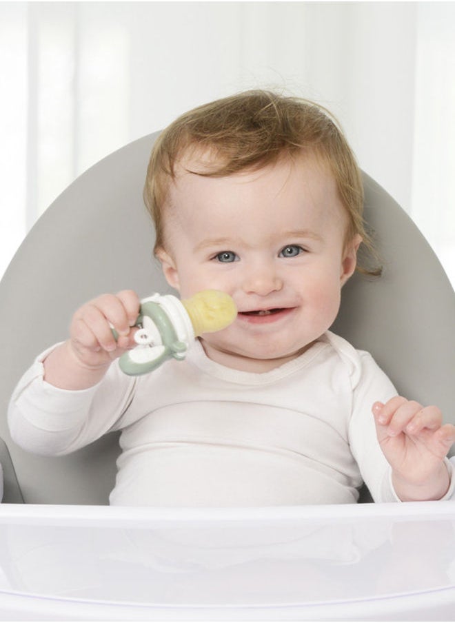 kidsme مصاصة طعام عبوة واحدة مقاس كبير للبنات من 6 أشهر فما فوق، لون أرجواني  - Image 3