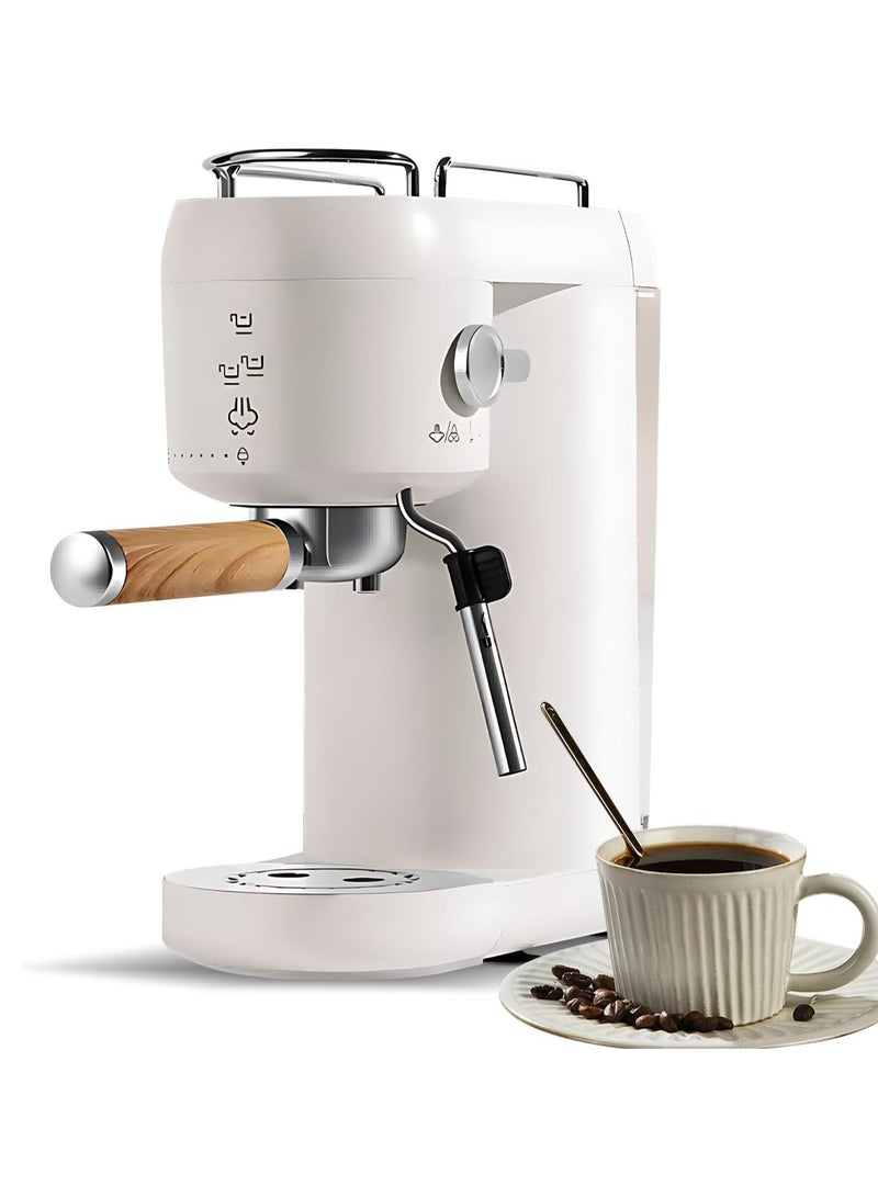 Denx Dinx 2-in-1 Coffee Maker – 20 Bar Pressure Automatic coffee machine equipped with a 1L large water tank, perfect for making lattes and various coffee drinks. - Image 5