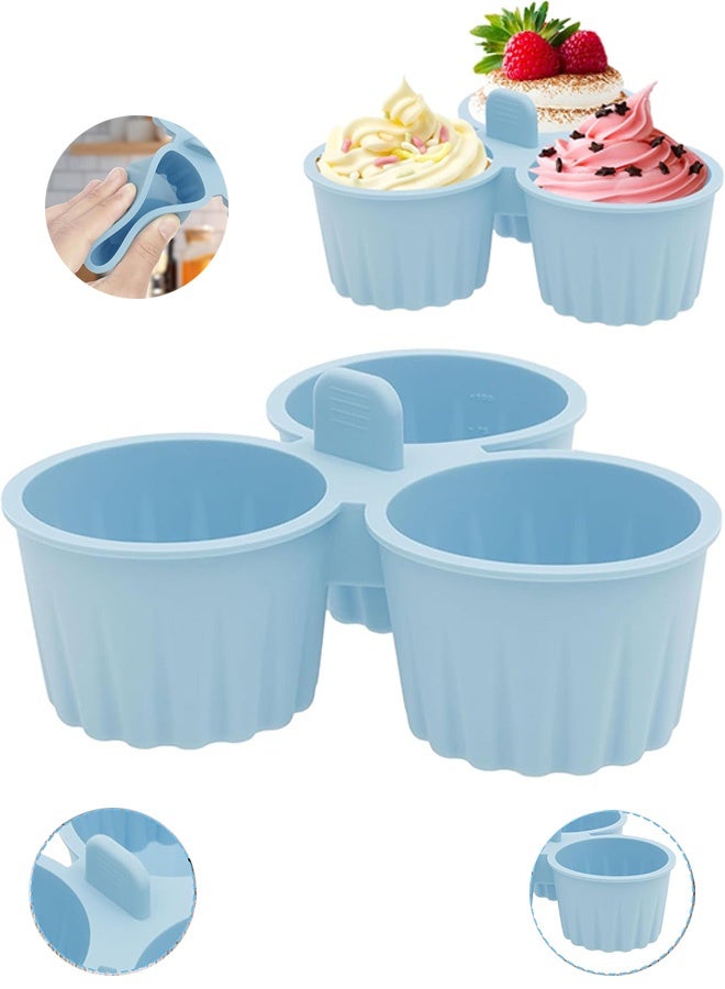 Quantum Silicone Egg Molds, Air Fryer Silicone Egg Molds, Reusable Silicone Baking Cups for Baking Cooking Accessories - Image 1