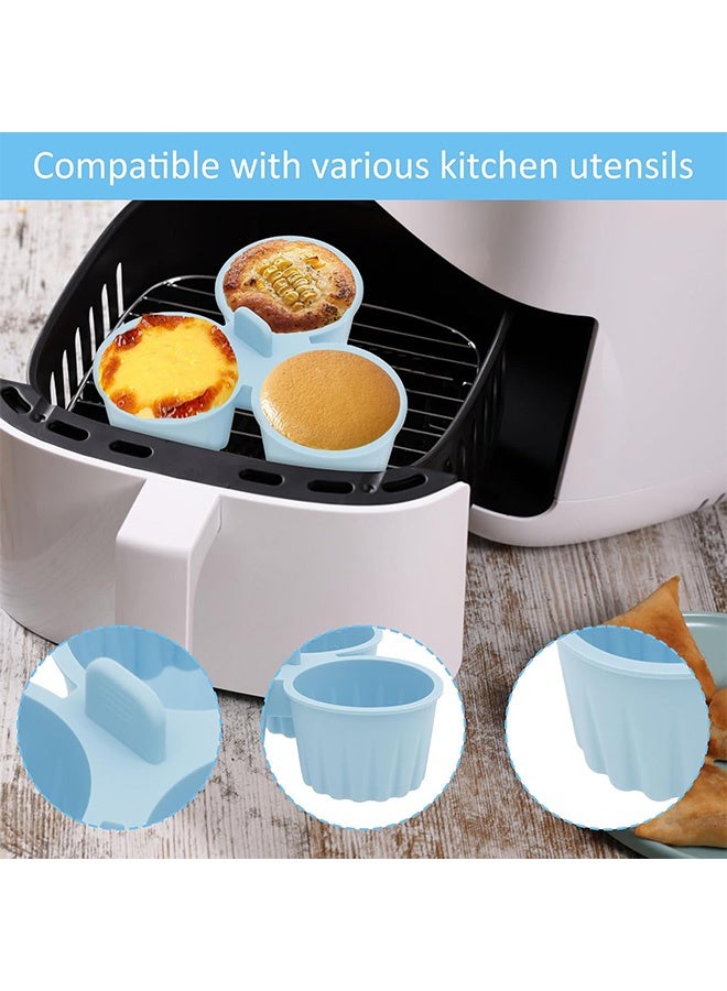 Quantum Silicone Egg Molds, Air Fryer Silicone Egg Molds, Reusable Silicone Baking Cups for Baking Cooking Accessories - Image 3