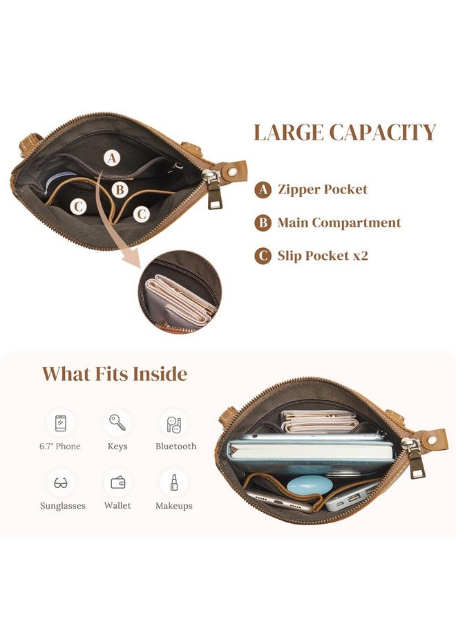 S-ZONE Leather Crossbody Bags for Women Small Over the Shoulder Purses and Handbags Trendy - Image 4