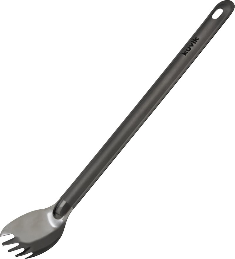 Kuvik Titanium Spork - Ultralight and Compact for Camping and Hiking - Image 2