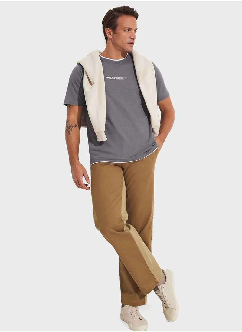 جون Essential Rew Neck Tshirt