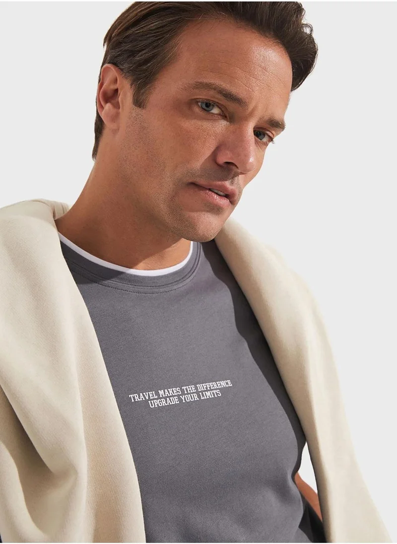 جون Essential Rew Neck Tshirt