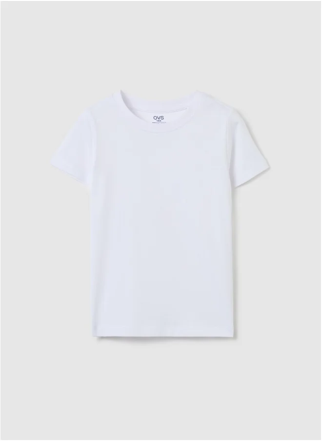 Ovs Organic cotton T-shirt with round neck