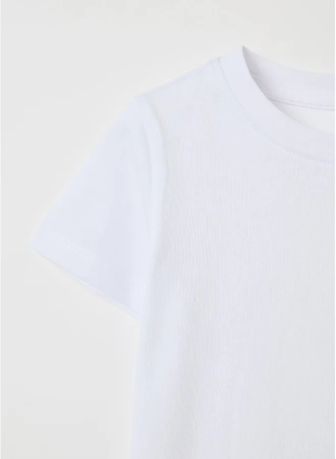 Ovs Organic cotton T-shirt with round neck