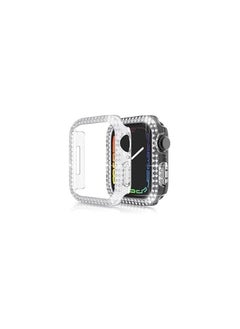 Compatible for Women Apple Watch  41mm, Bling Case Cover for iWatch Series 10 9 8 7 6 / SE 5 4 3 2 1 Ultra [No Screen Protector] (41mm, Clear)