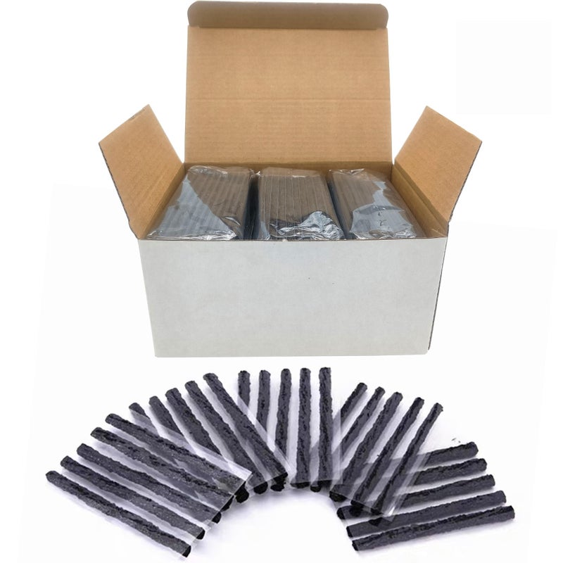 LOGOL Tire Plugs Heavy Duty (4", 150pcs).Tire Repair Strings for Puncture Repair are Suitable for Tubeless Tires Car, Light Truck, Motorcycle, ATV, UTV. etc.â€¦ - Image 1