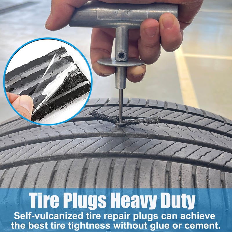 LOGOL Tire Plugs Heavy Duty (4", 150pcs).Tire Repair Strings for Puncture Repair are Suitable for Tubeless Tires Car, Light Truck, Motorcycle, ATV, UTV. etc.â€¦ - Image 5