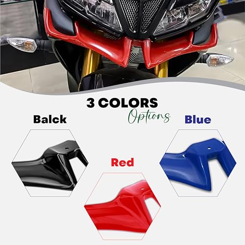 MIKANIX FWINGLETlexible Large Winglet for Yamaha R15 V3 (Blue) - Image 4