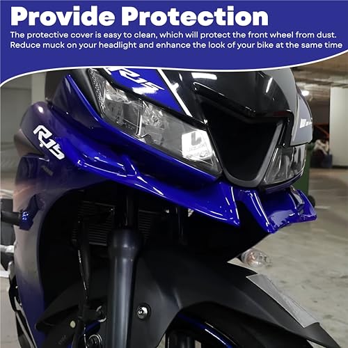 MIKANIX FWINGLETlexible Large Winglet for Yamaha R15 V3 (Blue) - Image 2