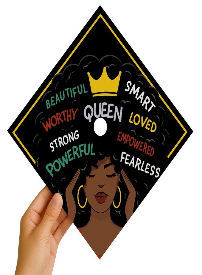 ADVANSYNC She Is Affirmations Graduation Cap Topper - Image 4