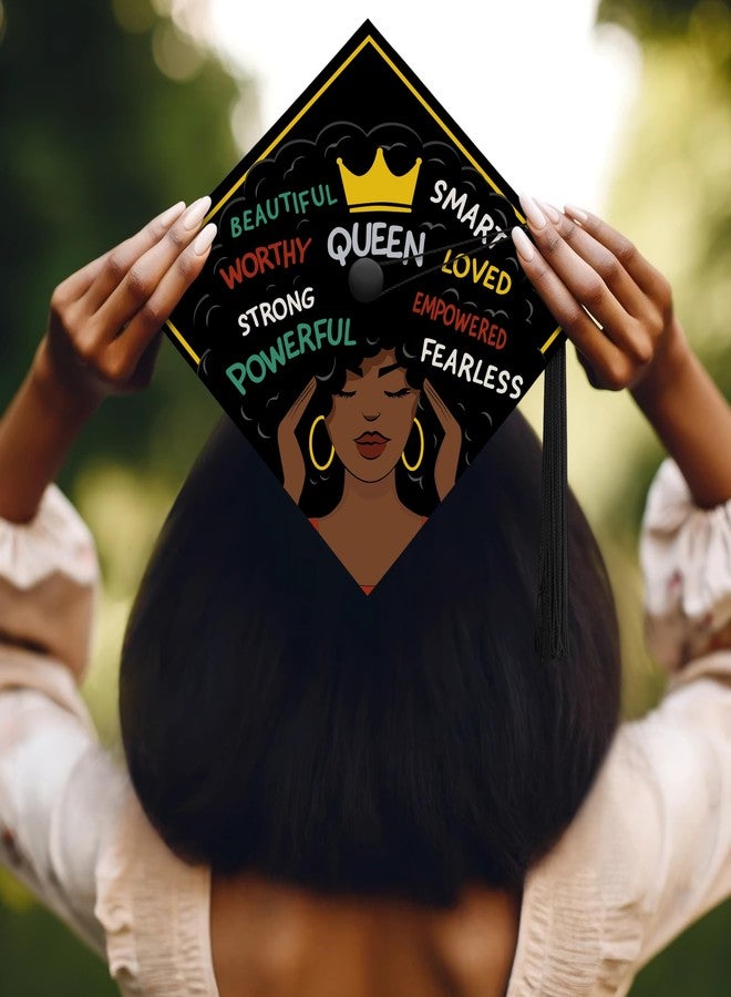 ADVANSYNC She Is Affirmations Graduation Cap Topper - Image 2
