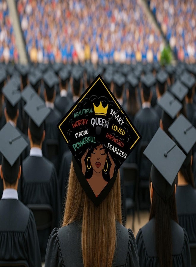 ADVANSYNC She Is Affirmations Graduation Cap Topper - Image 5