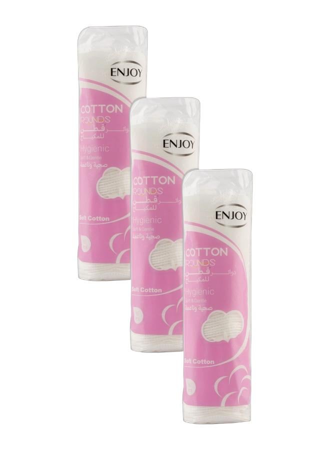 إنجوي دوائر قطنية ناعمة فاخرة من انجوى، 240 قطعة، وسادات وجه لطيفة لإزالة المكياج، تطبيق التونر، العناية بالبشرة، العناية بالرضع والتنظيف متعدد الأغراض، خالية من الوبر ومضادة للحساسية - Image 1