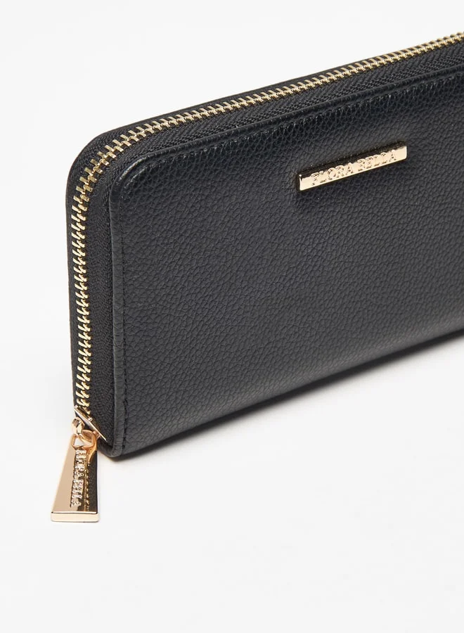 Flora Bella By Shoexpress Women Solid Zip Around Wallet