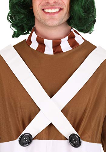 Rubies Willy Wonka and the Chocolate Factory: Oompa Loompa Costume for Adults, Men's Standard - Image 4