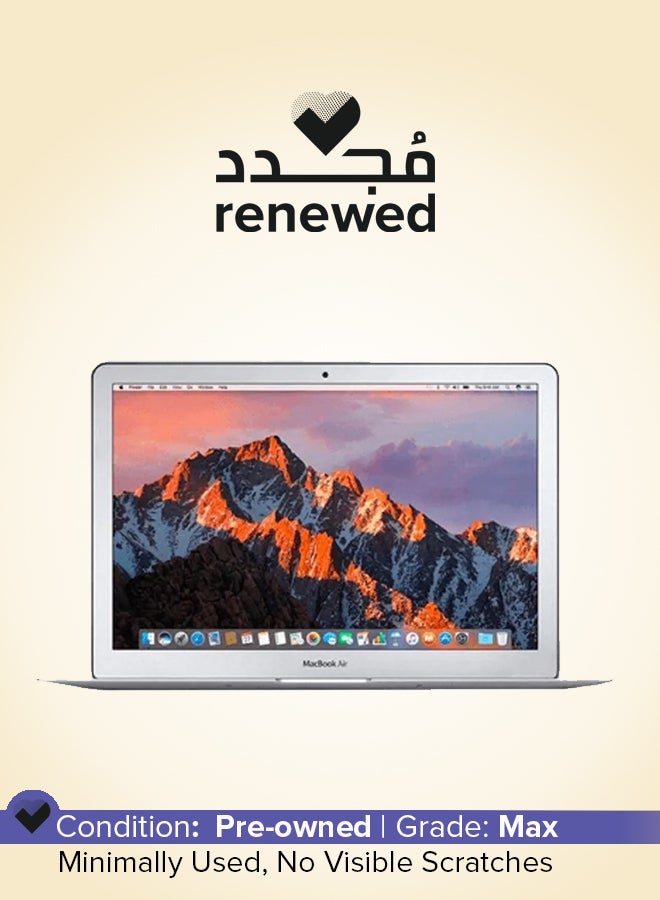 Renewed - MacBook Air A1466 (2014) Laptop With 13-Inch Full HD Display, Core i5 Processor/Dual Core/4GB RAM/128GB SSD/macOS English/Arabic Silver