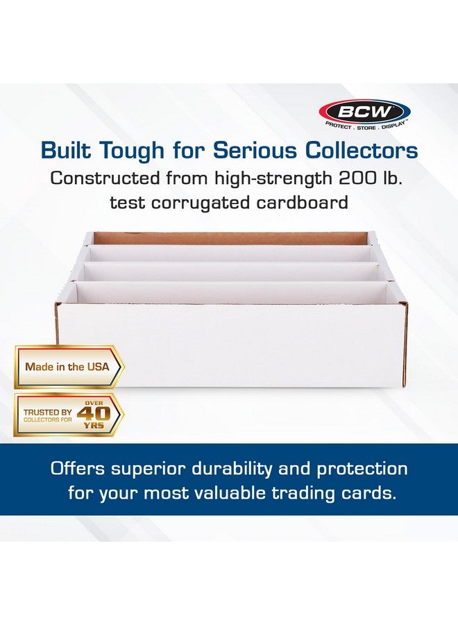 BCW 3200 Count Storage Box (Full Lid) - 5ct | Cardboard Box for Cards - Image 2