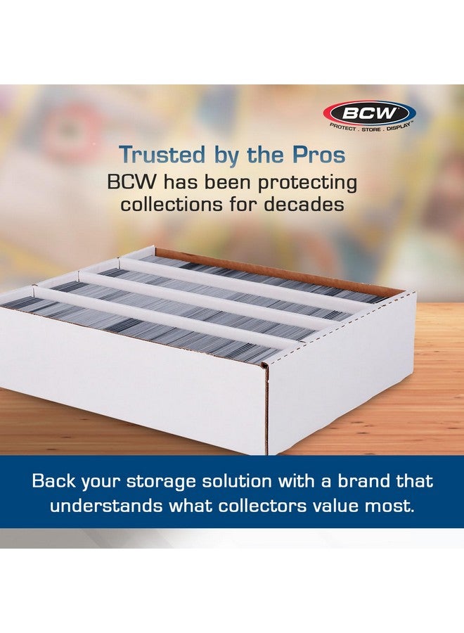BCW 3200 Count Storage Box (Full Lid) - 5ct | Cardboard Box for Cards - Image 5